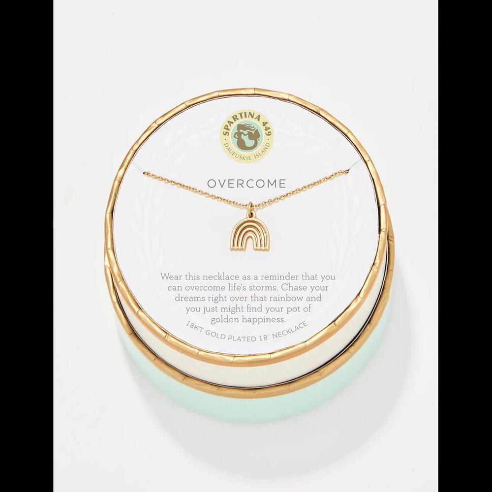 Sea La Vie Necklace Overcome/Rainbow gold 18”